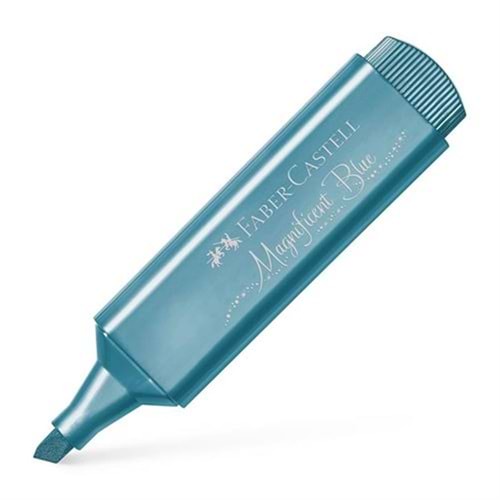 Faber Castell Fosforlu Kalem Metalik Mavi