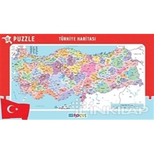 Küçük Boy Türkiye Haritası Puzzle