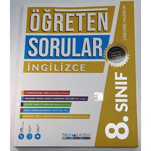 8. SINIF ÖĞRETEN SORULAR İNGİLİZCE