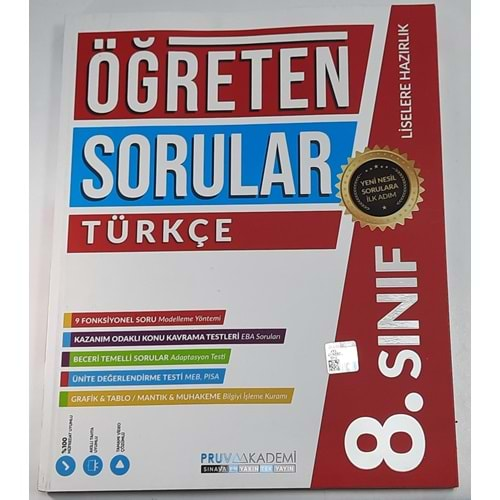 8. SINIF ÖĞRETEN SORULAR TÜRKÇE