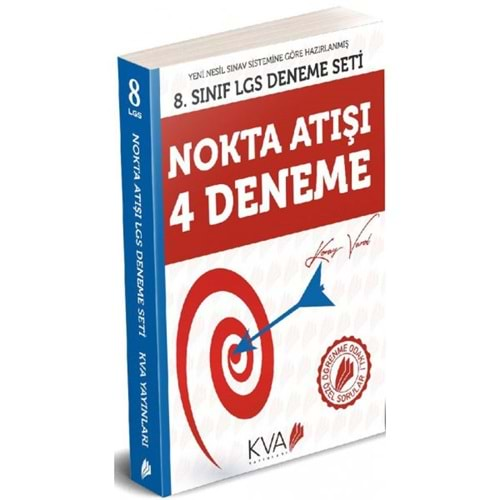 8. Sınıf LGS Nokta Atışı 4 Deneme Kitabı Koray Varol Akademi