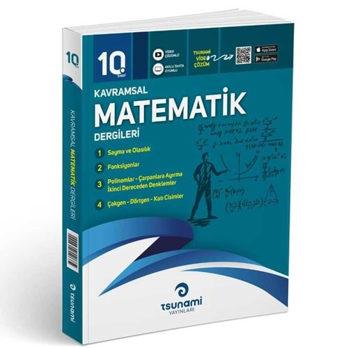 10.Sınıf Kavramsal Matematik Dergileri 4 Fasikül Tsunami Yayınları