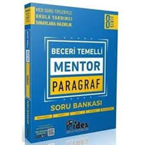 8. Sınıf Paragraf Mentor Beceri Temelli Soru Bankası / Fides Yayınları