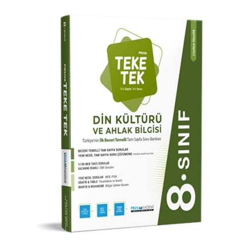 8. SINIF TEKE TEK DİN KÜLTÜRÜ