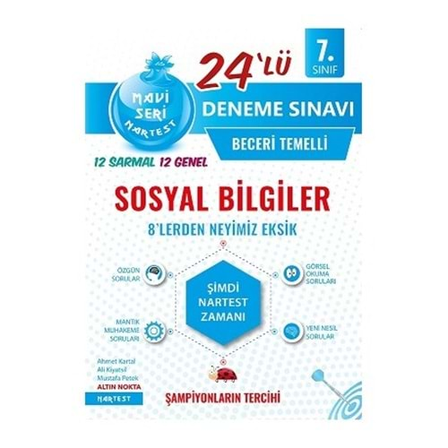 7. Sınıf Mavi Sosyal Bilgiler 24 Deneme Sınavı