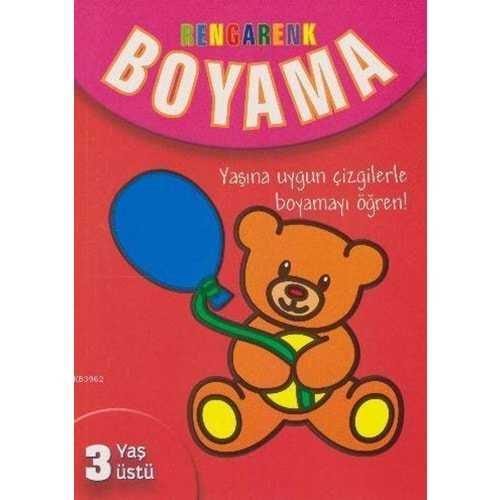 Rengarenk Boyama 3 Yaş Üstü Parıltı Yayınları