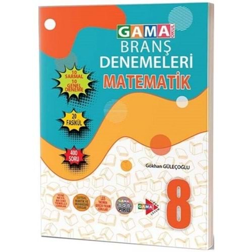 8. Sınıf LGS Matematik 20 Deneme Gama Okul Yayınları
