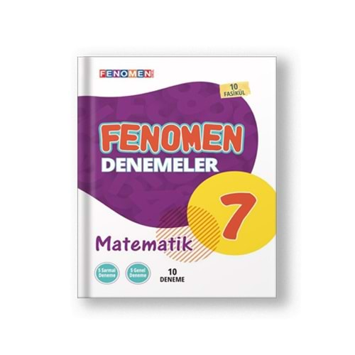 Fenomen Okul Yayınları 7. Sınıf Matematik 10 Deneme