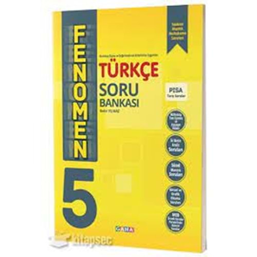 5. Sınıf FENOMEN Türkçe Soru Bankası Gama Yayınları
