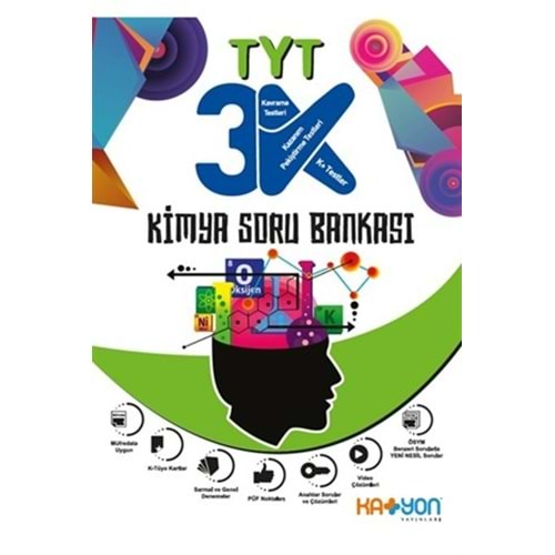 Katyon AYT 3K Kimya Soru Bankası