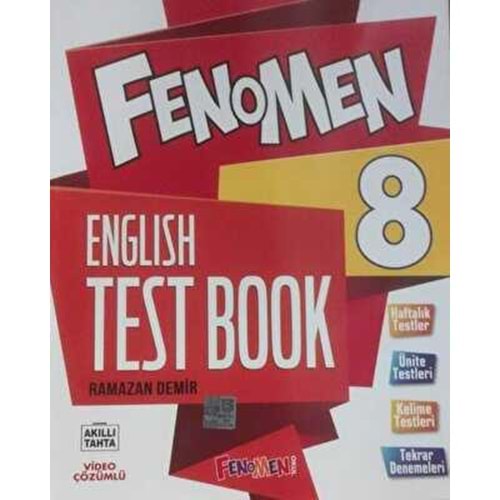 8. Sınıf Fenomen English Test Book Gama Yayınları