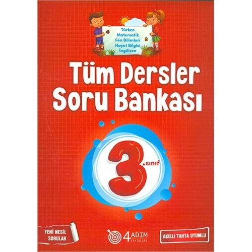 3 Sınıf Tüm Dersler Soru Bankası 4 Adım Yayıncılık