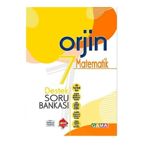 7.Sınıf Orjin Matematik Destek Soru Bankası Gama Yayınları