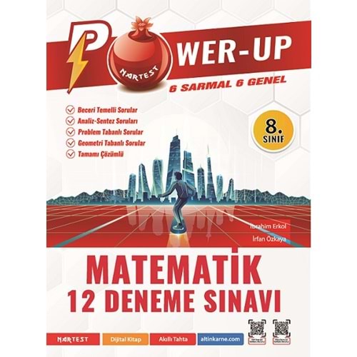 8. Sınıf Power-Up Matematik 12 Deneme Sınavı (Kampanyalı)