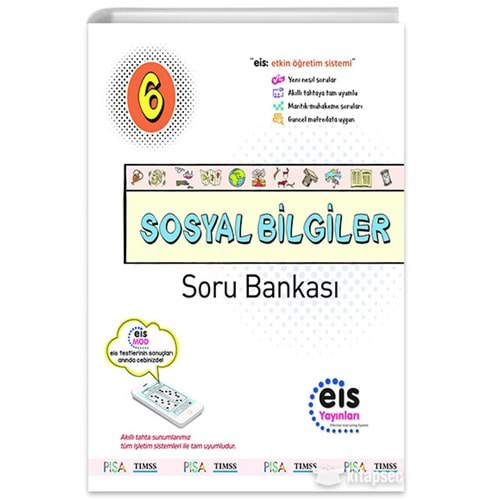 Eis Yayınları 6. Sınıf Sosyal Bilgiler Soru Bankası