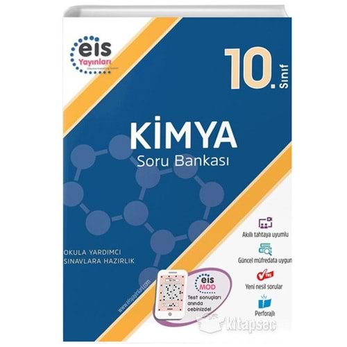 Eis Yayınları 10. Sınıf Kimya Soru Bankası