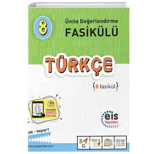 Eis Yayınları 8. Sınıf Ünite Değerlendirme Fasikülü Türkçe