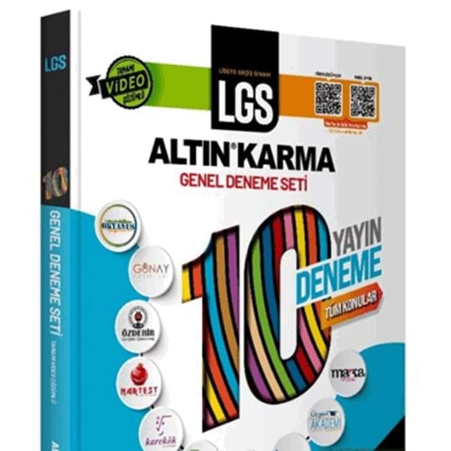 2024 Altın Karma LGS 10 Deneme Seti