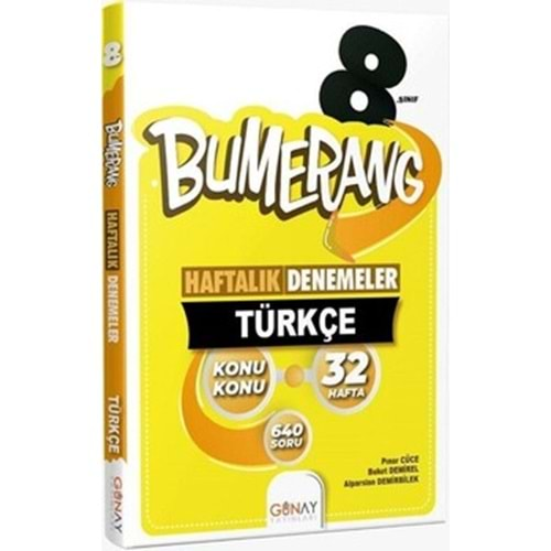 8 SINIF BUMERANG 32 HAFTALIK TÜRKÇE DENEMELERİ