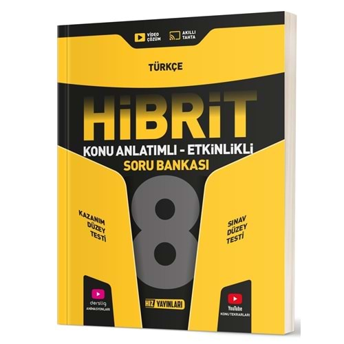 HIZ 8. SINIF HİBRİT TÜRKÇE SORU BANKASI