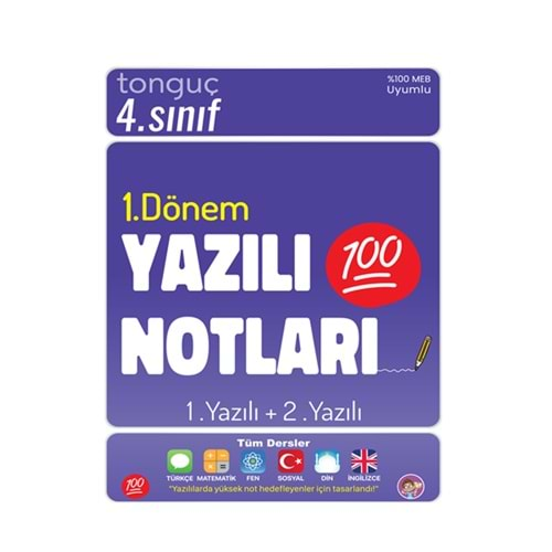 4. Sınıf Yazılı Notları 1. Dönem 1 ve 2. Yazılı