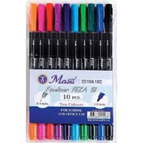 masis çift taraflı renkli kalem