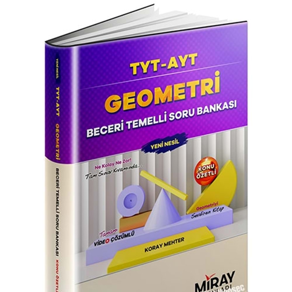 TYT AYT Geometri Beceri Temelli Soru Bankası Miray Yayınları