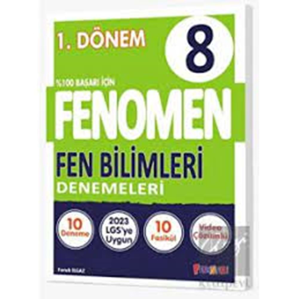 FENOMEN 1 DÖNEM FEN BİLİMLERİ 10 DENEME