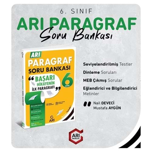 6 Sınıf Ari Paragraf Soru Bankası