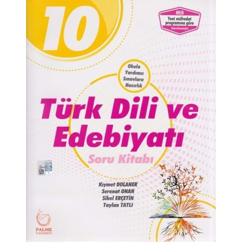 Palme 10. Sınıf Türk Dili ve Edebiyatı Soru Kitabı