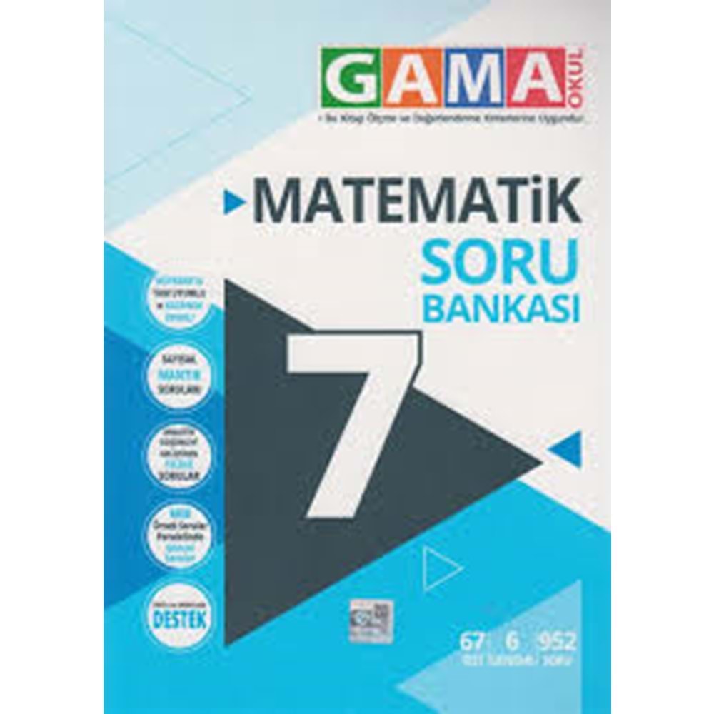 7.Sınıf Gama Matematik Soru Bankası